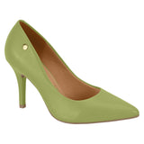 Vizzano 1184-1101 Pointy Toe Pump in Moss Green Napa