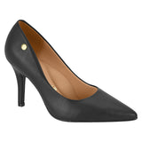 Vizzano 1184-1601 Pointy Toe Pump in Black Napa