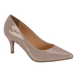 Vizzano 1185-702 Pointy Toe Pump in Taupe Patent