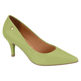 Vizzano 1185-702 Pointy Toe Pump in Moss Green Napa