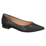 Vizzano 1206-200 Pointy Toe Flat in Black Napa