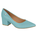 Vizzano 1220-315 Block Heel Pump in Turquoise Napa