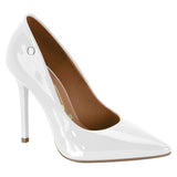 Vizzano 1421-100 Pointy Toe Stiletto Pump in White Patent