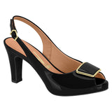 Vizzano 1840-321 Slingback Pump in Black Patent