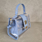 Vizzano 10028-1 Shoulder Bag in Blue Vinyl