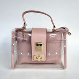 Vizzano 10028-1 Shoulder Bag in Pastel Pink Vinyl