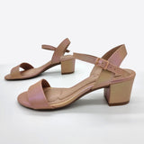 Beira Rio 8246-1176 Low Heel Sandal in Nude