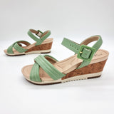 Modare 7123-124 Comfort Wedge in Green Napa