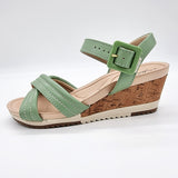 Modare 7123-124 Comfort Wedge in Green Napa