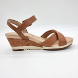 Modare 7123-124 Comfort Wedge in Camel Napa