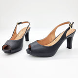 Vizzano 1840-314 Slingback Pump in Black Napa