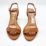 Vizzano 6262-474 Block Heel Sandal in Camel Napa