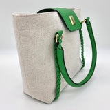 Vizzano 10023-1 Tote Bag in White/Green