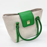 Vizzano 10023-1 Tote Bag in White/Green