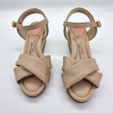 Modare 7164-100 Wedge Sandal in Beige Napa