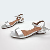 Beira Rio 8504-202 Flat Sandal in Silver