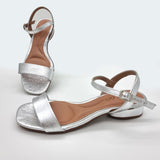 Beira Rio 8504-202 Flat Sandal in Silver