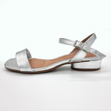 Beira Rio 8504-202 Flat Sandal in Silver