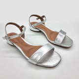 Beira Rio 8504-202 Flat Sandal in Silver