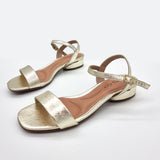 Beira Rio 8504-202 Flat Sandal in Gold