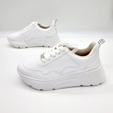 Vizzano 1408-100 Wedge Sole Sneaker in White