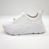 Vizzano 1408-100 Wedge Sole Sneaker in White