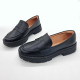 Vizzano 1422-100 Flat Loafer in Black Napa