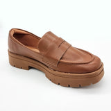 Vizzano 1422-100 Flat Loafer in Caramel Napa