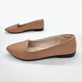 Beira Rio 4136-394 Flat Loafer in Nude Napa