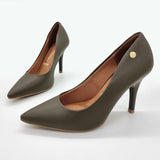 Vizzano 1184-1101 Pointy Toe Pump in Olive Napa