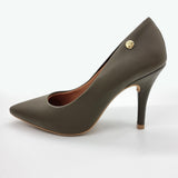 Vizzano 1184-1101 Pointy Toe Pump in Olive Napa