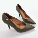 Vizzano 1184-1101 Pointy Toe Pump in Olive Napa