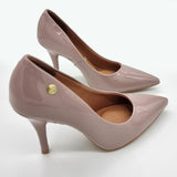 Vizzano 1184-1101 Pointy Toe Pump in Taupe Patent