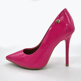 Vizzano 1421-100 Pointy Toe Stiletto Pump in Pink Patent