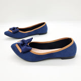 Moleca 5727-129 Pointy Toe in Navy Suede