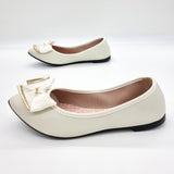 Moleca 5727-129 Pointy Toe in Off White Napa