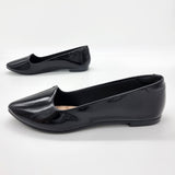 Moleca 5635-816 Pointy Toe Loafer Flat in Black Patent