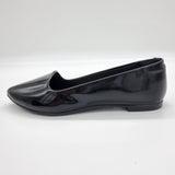 Moleca 5635-816 Pointy Toe Loafer Flat in Black Patent