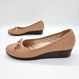 Moleca 5156-805 Low Heel Comfort Flat in Nude