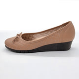 Moleca 5156-805 Low Heel Comfort Flat in Nude