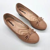 Moleca 5156-805 Low Heel Comfort Flat in Nude