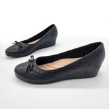 Moleca 5156-805 Low Heel Comfort Flat in Black