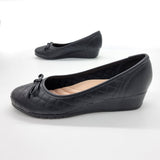 Moleca 5156-805 Low Heel Comfort Flat in Black