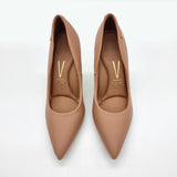 Vizzano 1184-1601 Pointy Toe Pump in Nude Napa