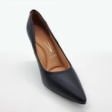 Vizzano 1184-1601 Pointy Toe Pump in Black Napa