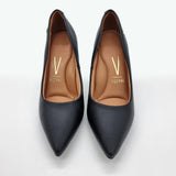 Vizzano 1184-1601 Pointy Toe Pump in Black Napa