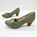 Modare 7005-573 Low Heel Pump in Green Sage