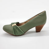 Modare 7005-573 Low Heel Pump in Green Sage