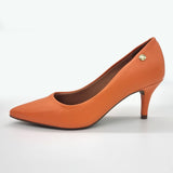 Vizzano 1185-702 Pointy Toe Pump in Orange Napa