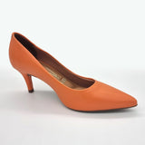 Vizzano 1185-702 Pointy Toe Pump in Orange Napa